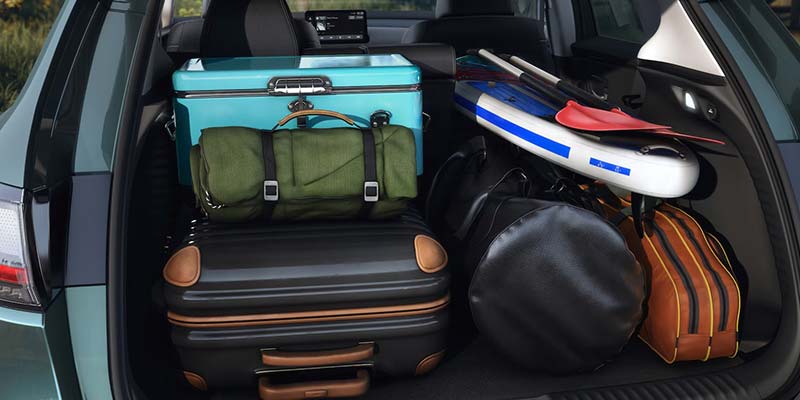 A 2026 Honda HR-V trunk displaying essentials to keep inside