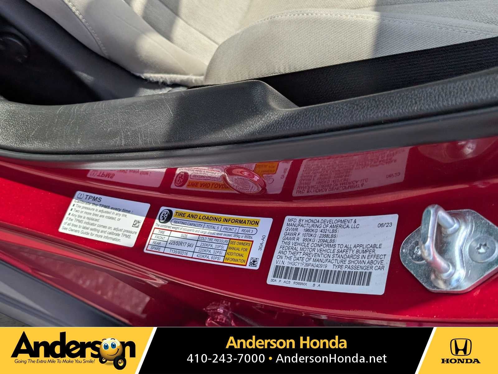 2023 Honda Accord EX