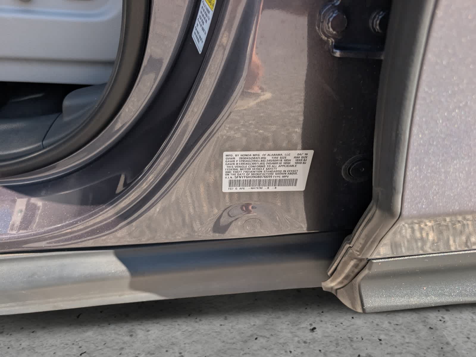 2016 Honda Pilot EX