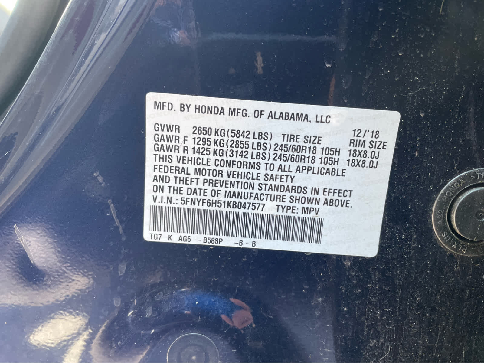 2019 Honda Pilot EX-L