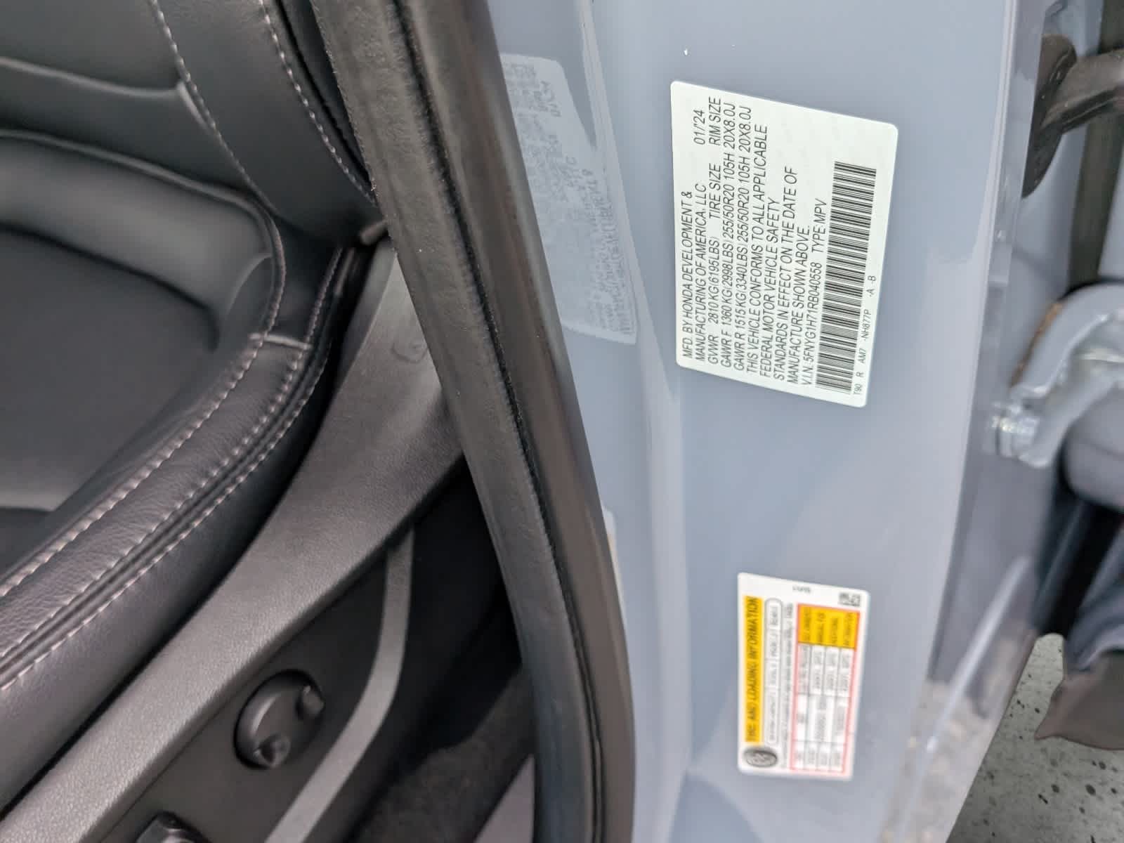 2024 Honda Pilot Touring
