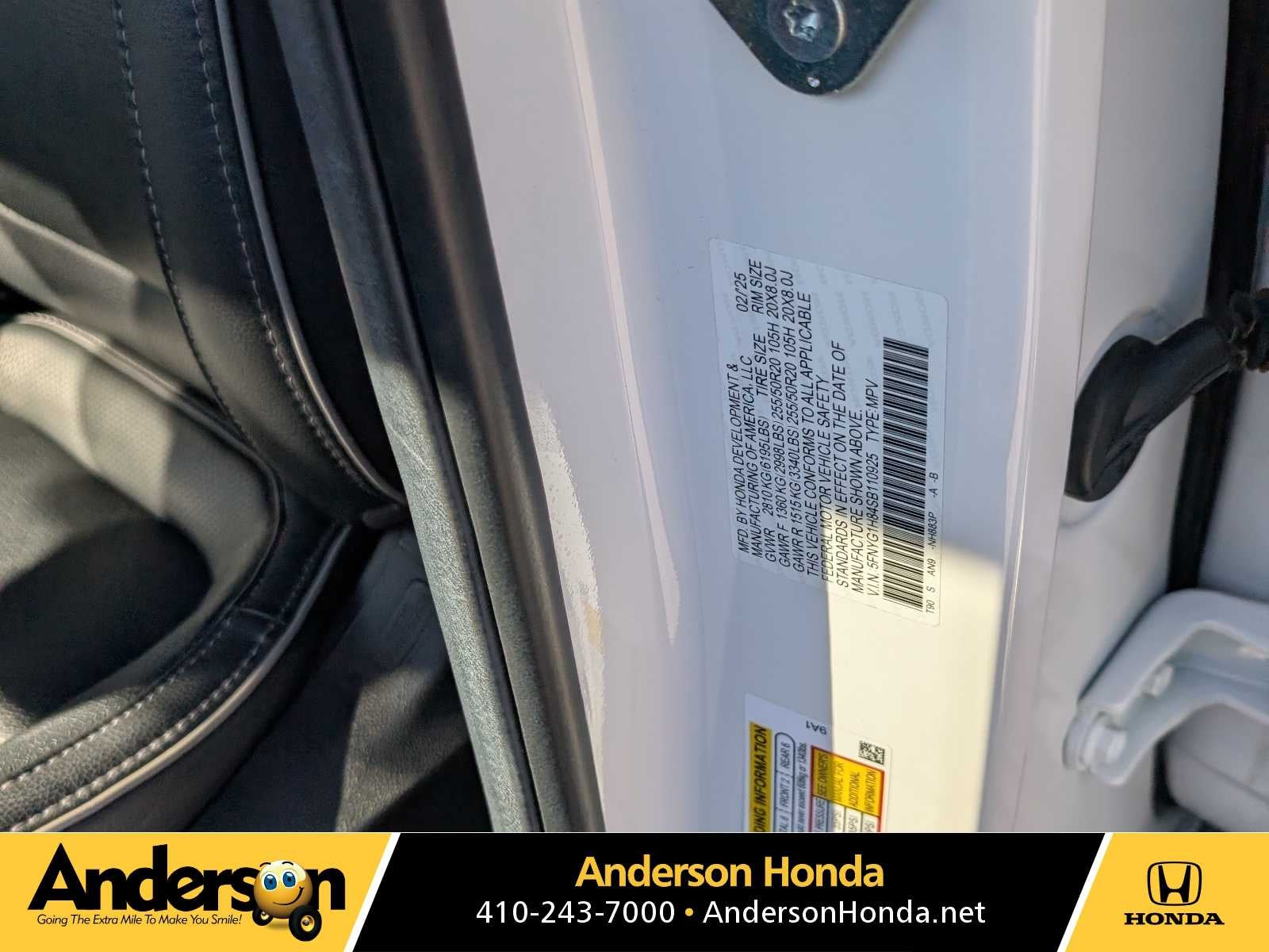 2025 Honda Pilot Elite