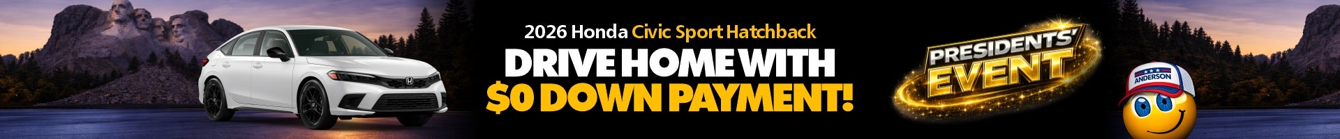 2026 Civic Sport Lease for $299/mo