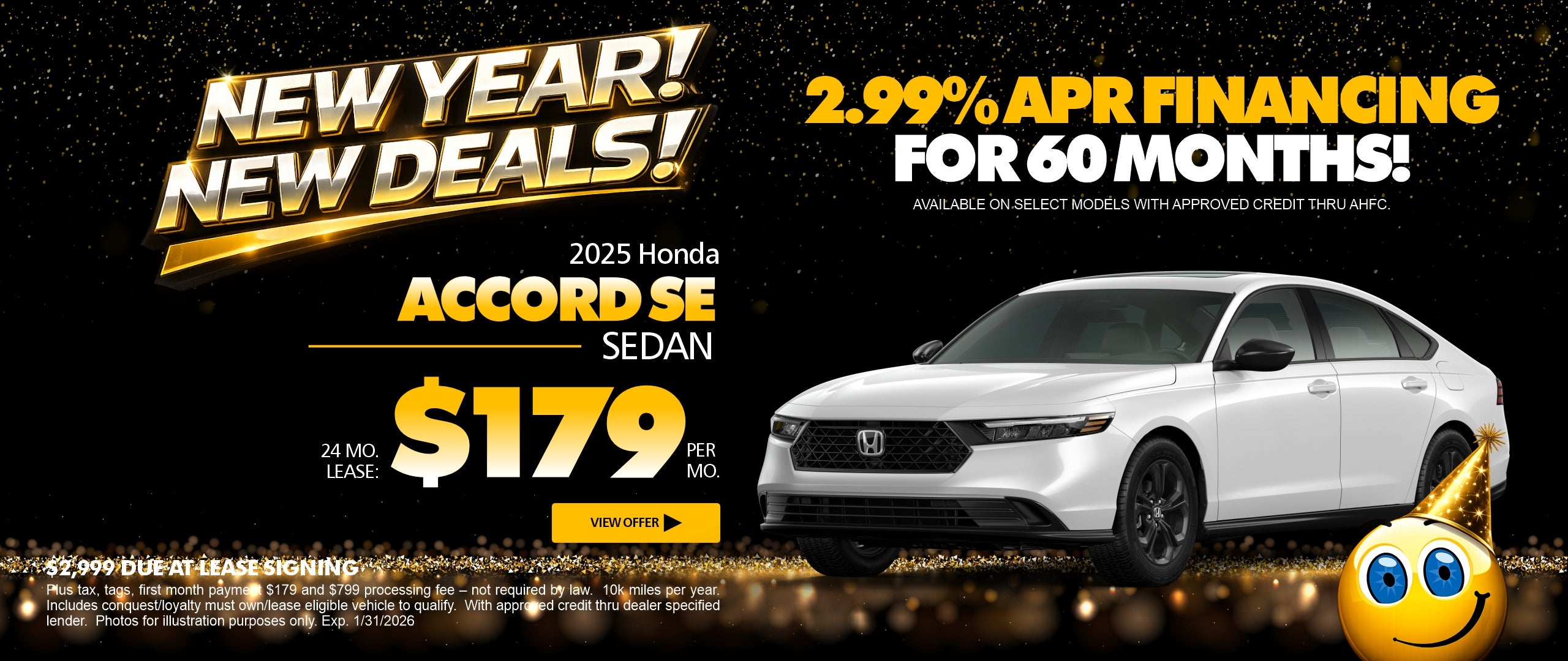 Lease for $179/mo for 24 mos