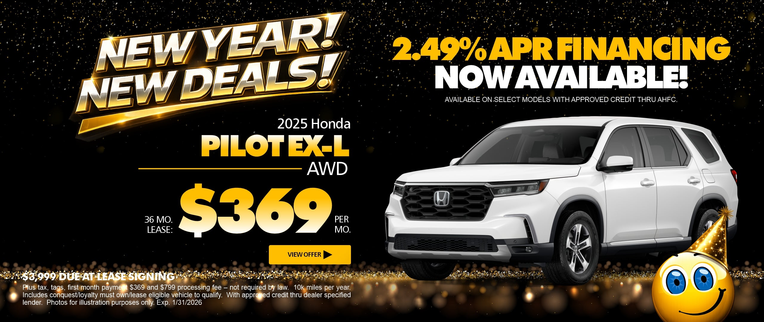 Lease for $369/mo for 36 mos