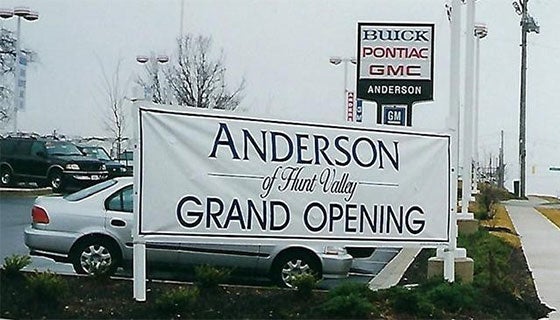 Anderson's grand opening event