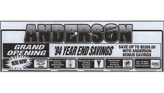 Anderson's grand opening event